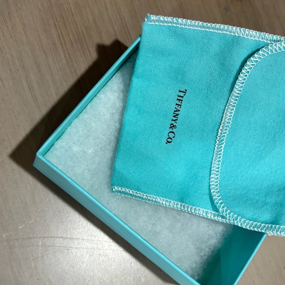 Tiffany & Co. Turquoise Box with Pouch - Picture 4 of 15